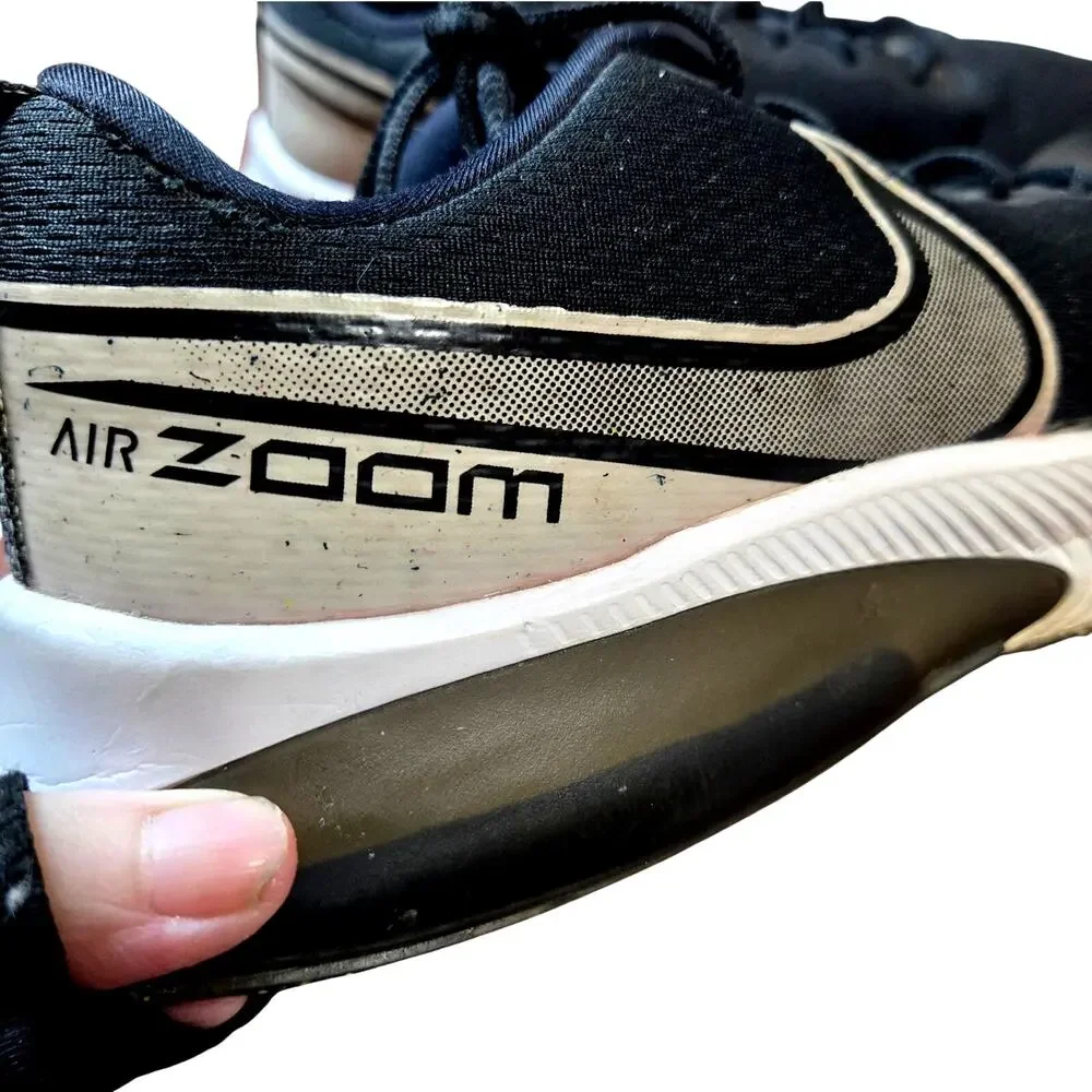 Boys 7Y Nike Air Zoom Arcadia Tennis Shoe Black Casual Shoes Sneakers  7 Youth